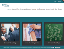 Tablet Screenshot of flywheelbusiness.com